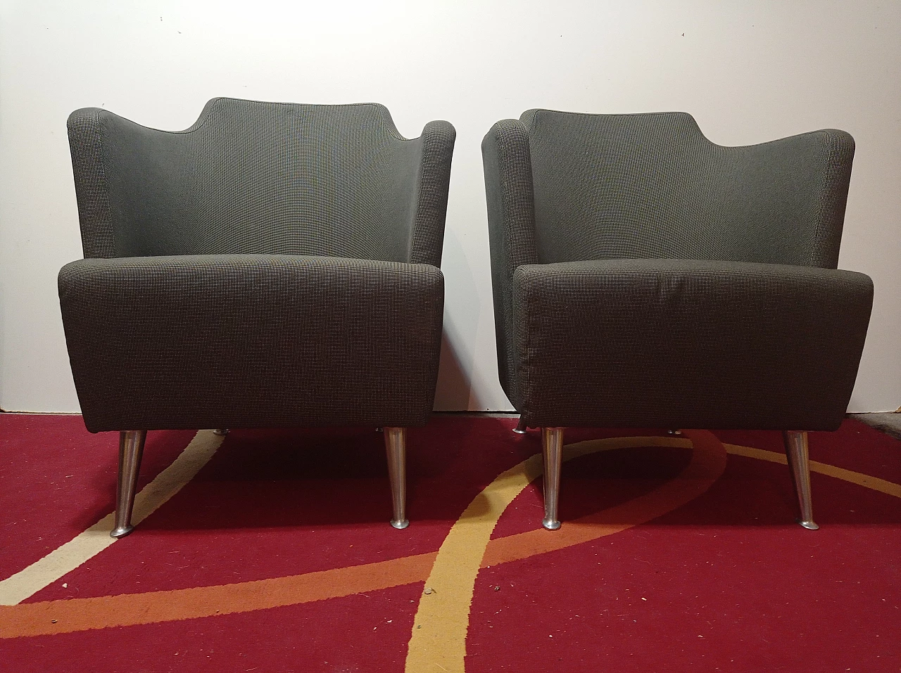 Coppia di poltrone Jules di Enrico Franzolini per Moroso 44