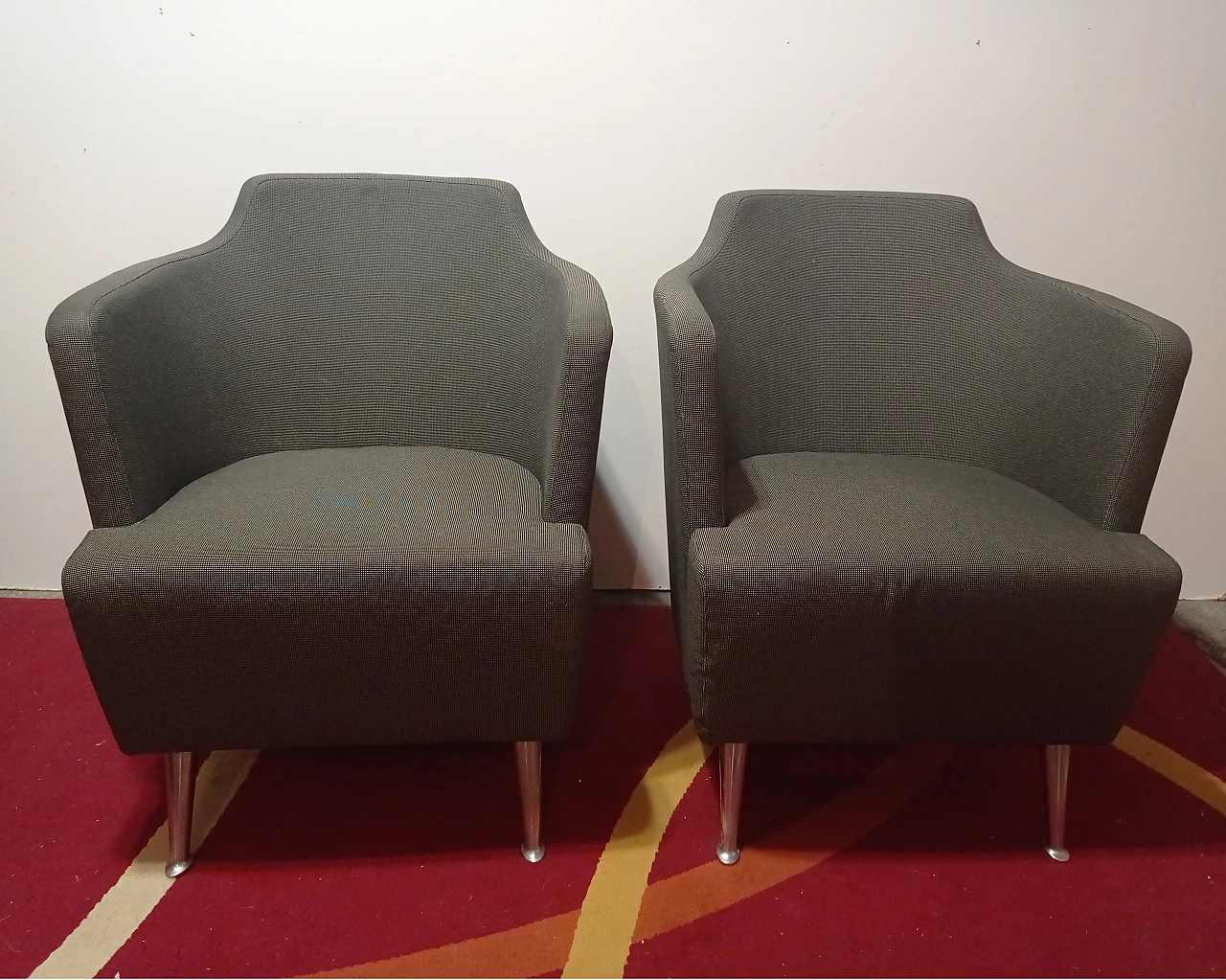 Coppia di poltrone Jules di Enrico Franzolini per Moroso 45