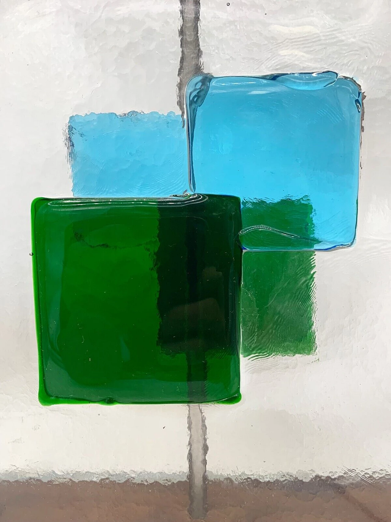 Lampada da tavolo in metallo, legno e vetro di Febo, anni '70 3