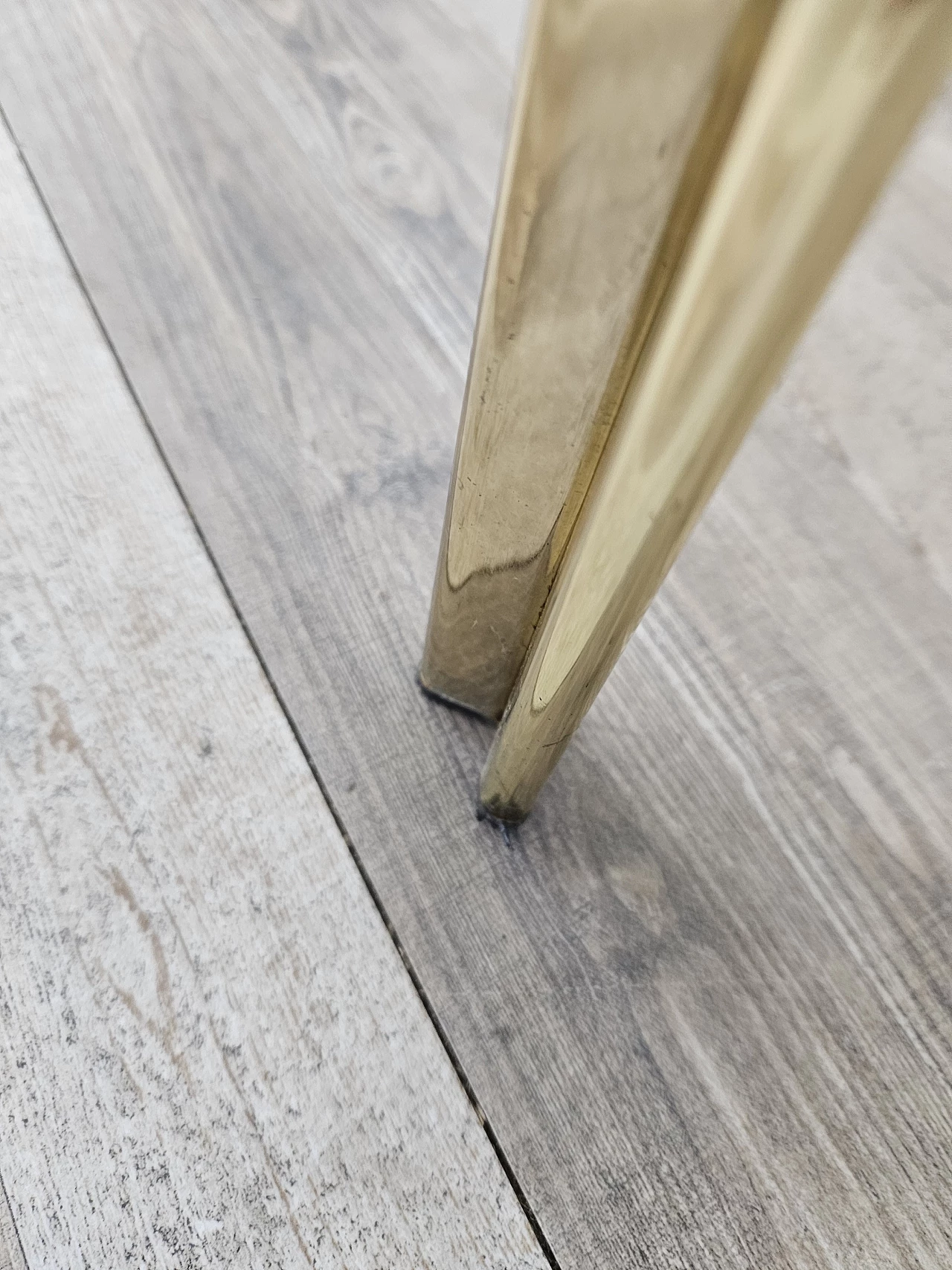 Brass coffee table with glass top, 1970s 14