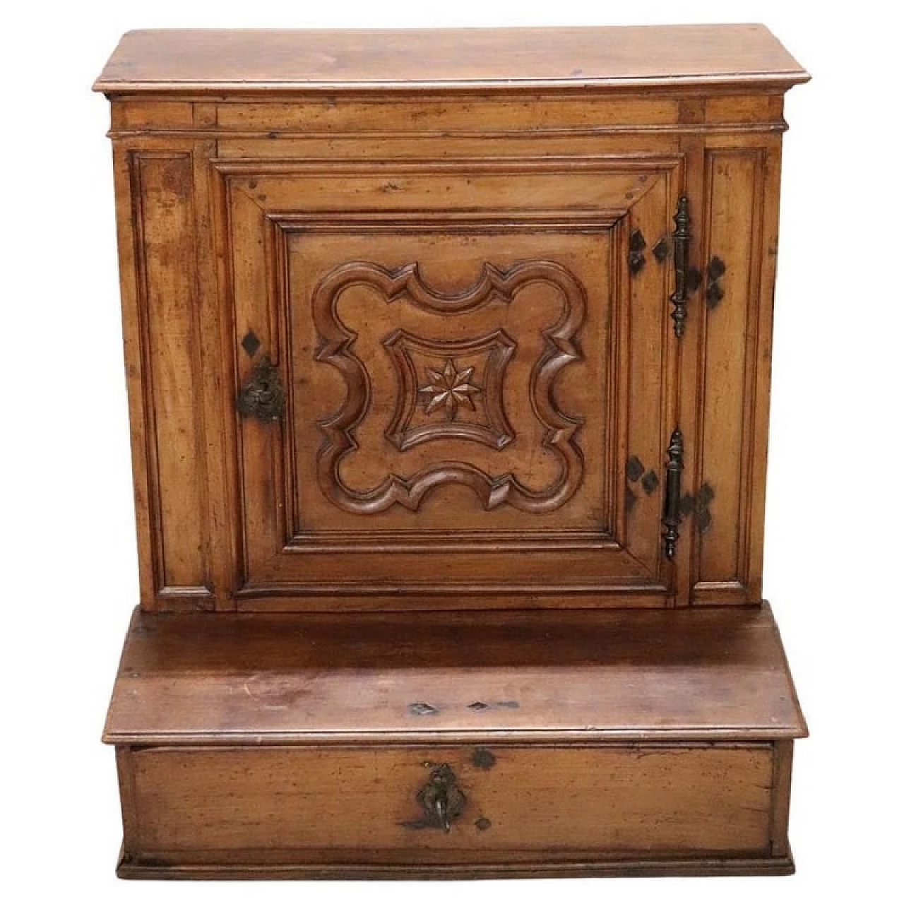 Louis XIV solid walnut kneeling-stool, mid-17th century 1