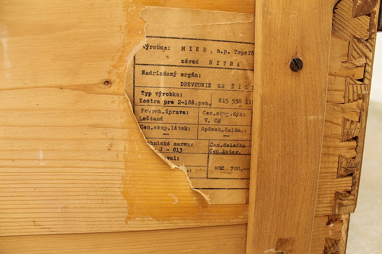 Walnut veneered folding sofa bed by Mier, 1960s 18