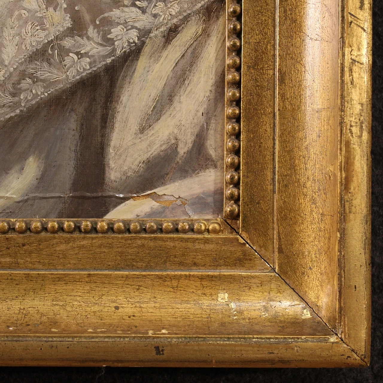 Ritratto di fanciulla, dipinto a olio su tela, '800 11