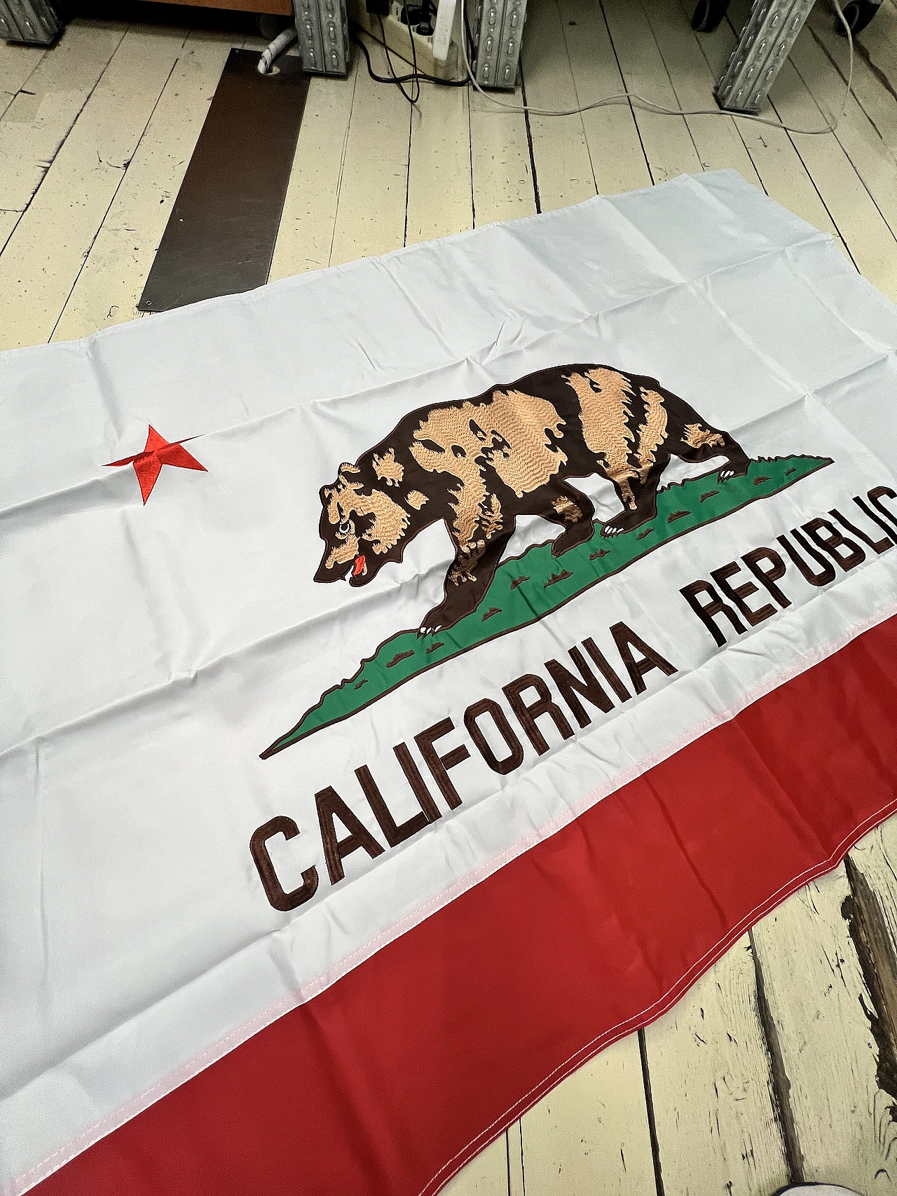 Nylon flag of the State of California 3