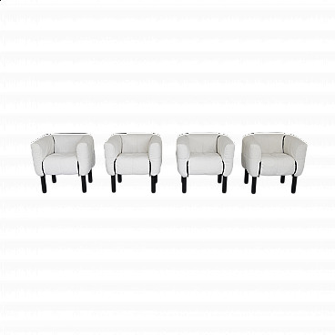 4 Strips armchairs by Cini Boeri for Arflex, 1970s