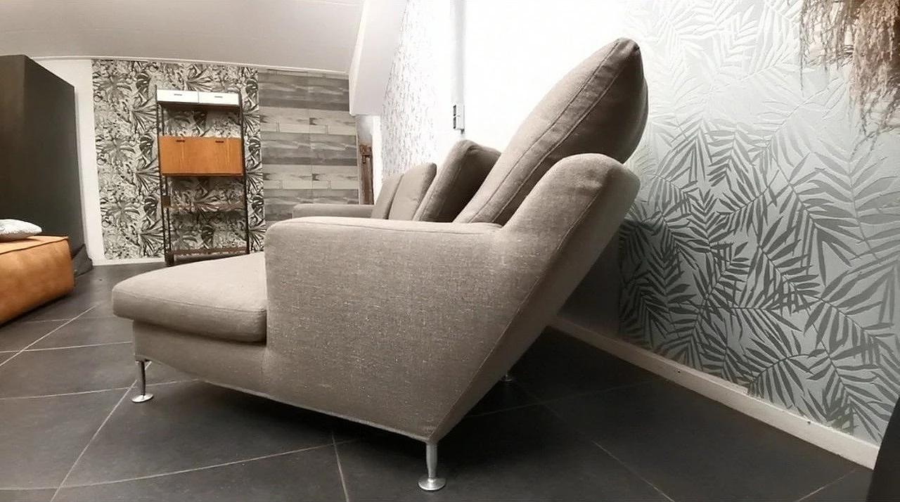 Harry sofa with chaise longue by Antonio Citterio for B&B Italia 5