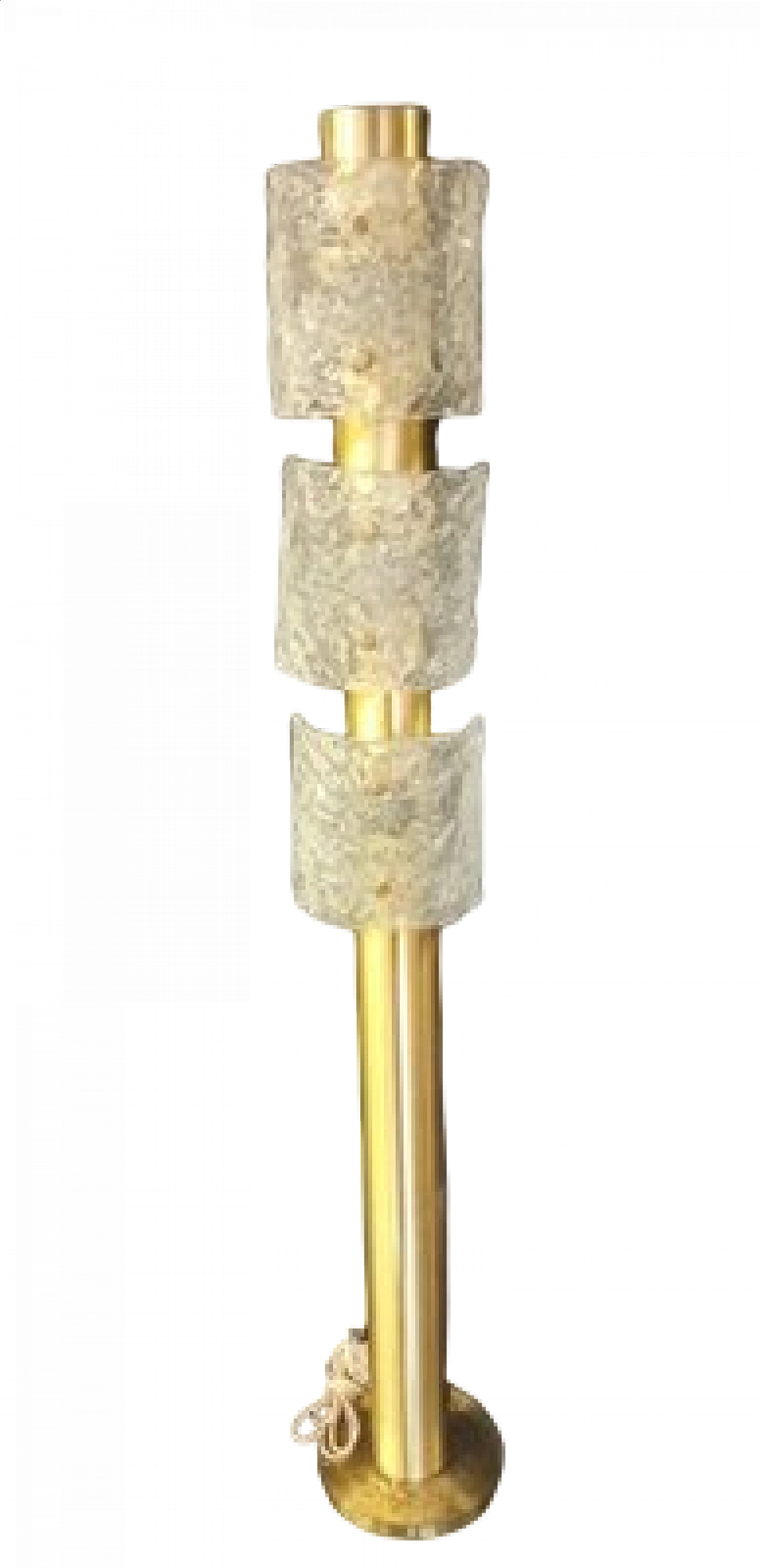 Lampada da terra in vetro di Murano fatto a mano, anni '70 14