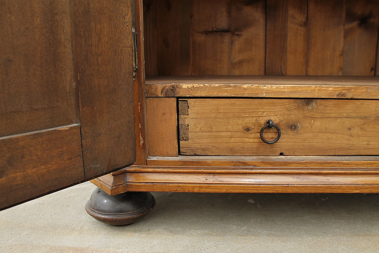 Armadio Barocco in quercia massiccio con intarsi in noce, fine '700 19