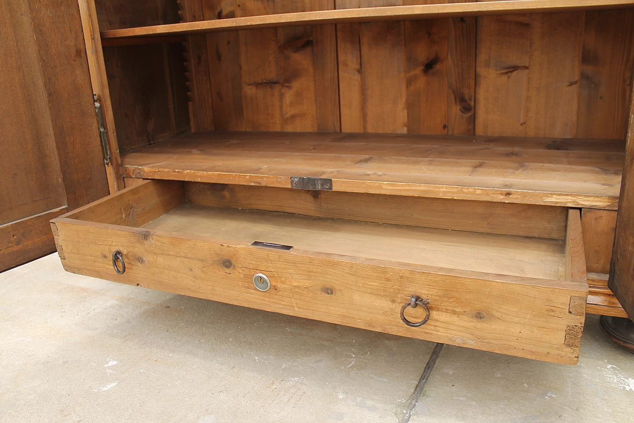 Armadio Barocco in quercia massiccio con intarsi in noce, fine '700 21