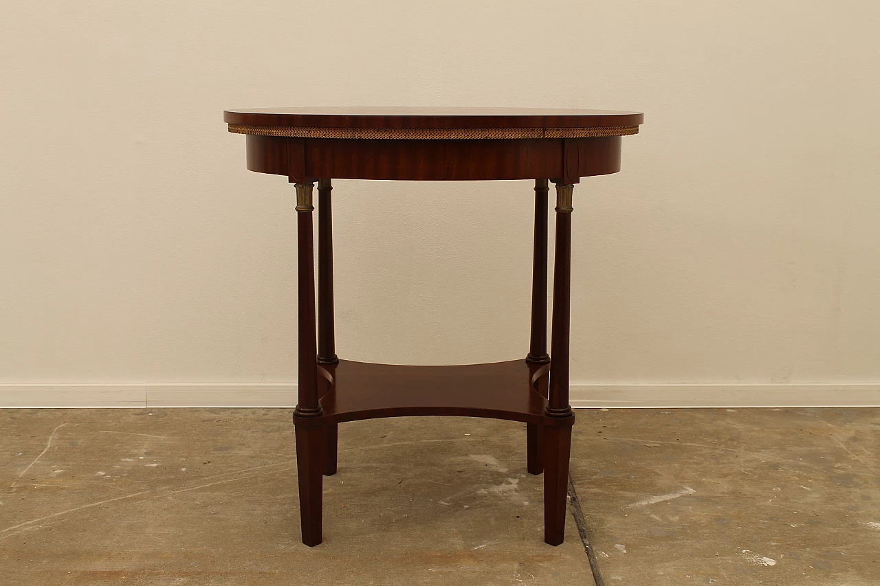 Tavolino Secessione Viennese impiallacciato in mogano, anni '10 3