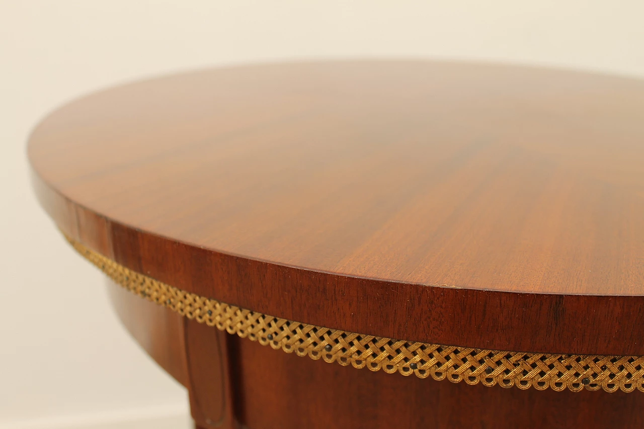 Tavolino Secessione Viennese impiallacciato in mogano, anni '10 12