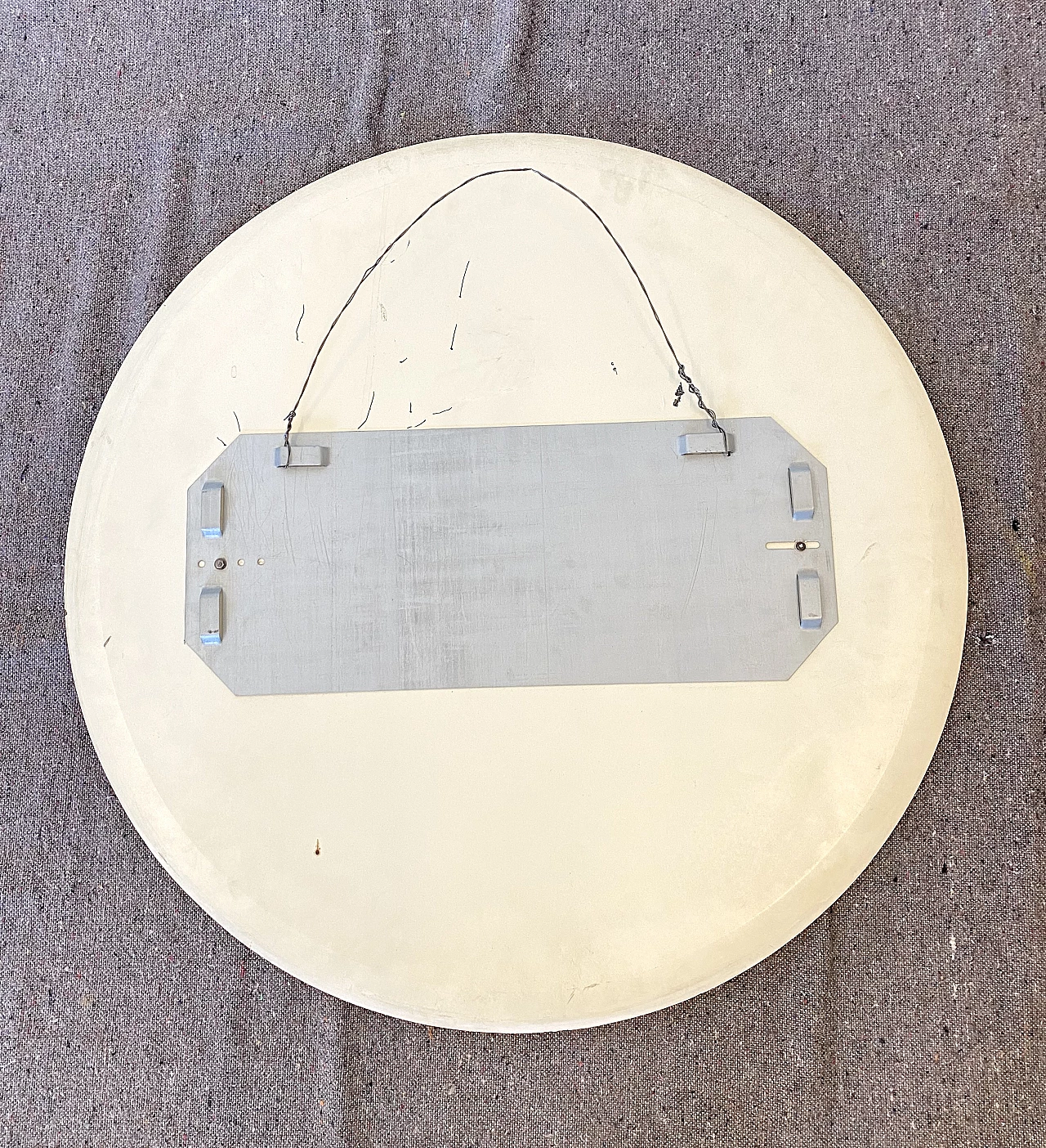 Specchio rotondo da parete, anni '70 7