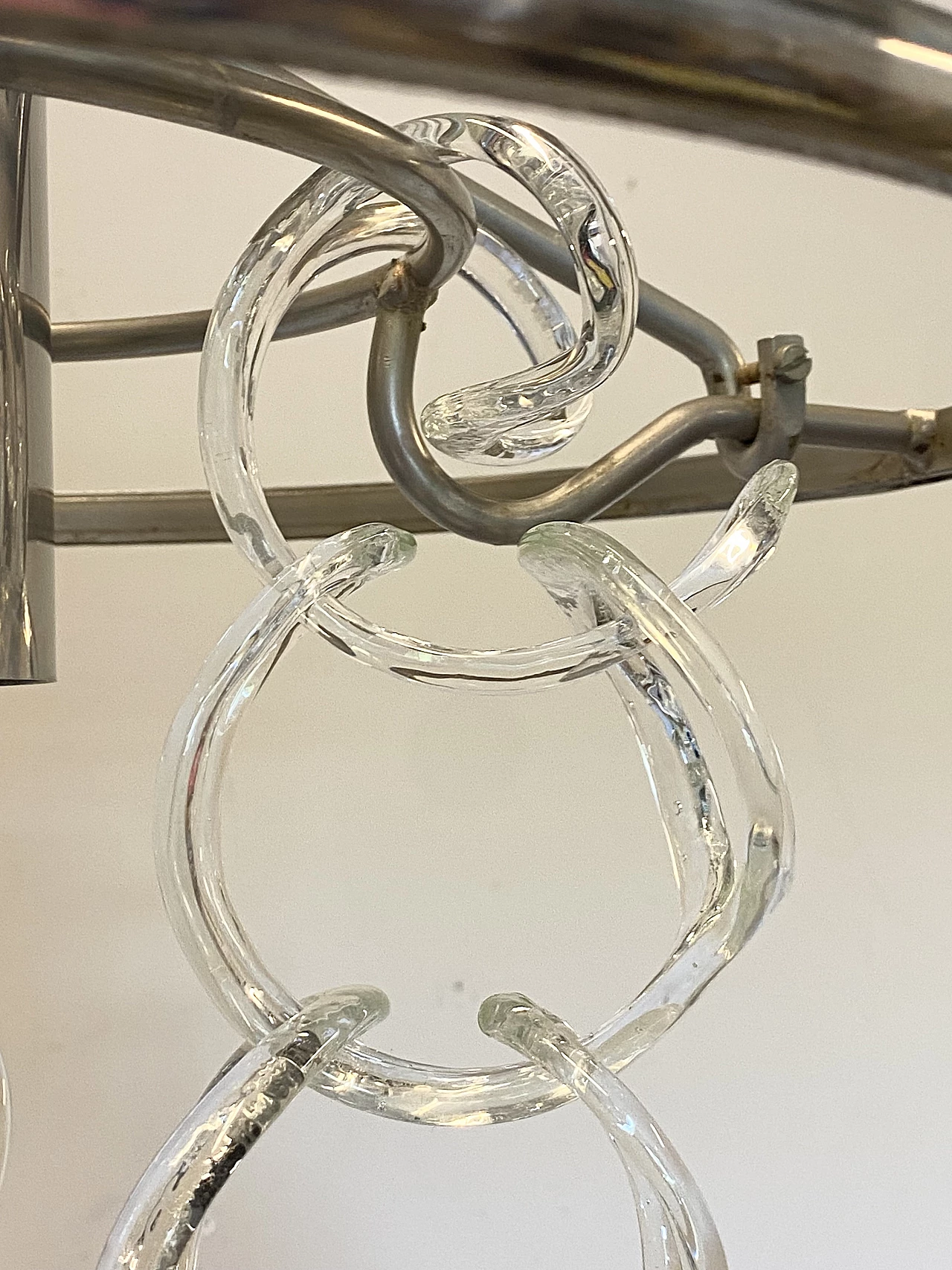 Giogali chandelier by Angelo Mangiarotti for Vistosi, 1960s 7
