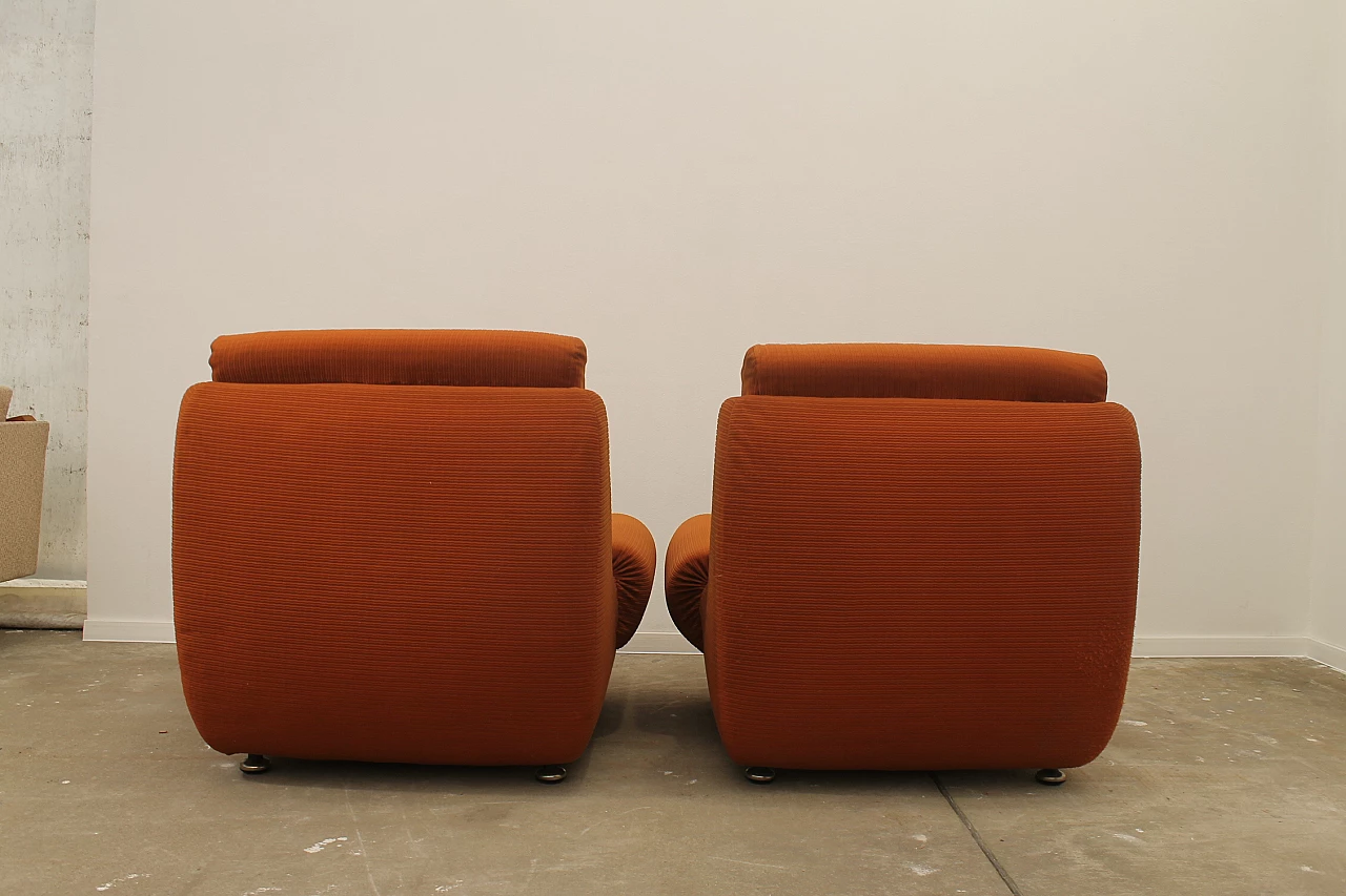 Coppia di poltrone Eastern Bloc di Jitona, anni '70 7