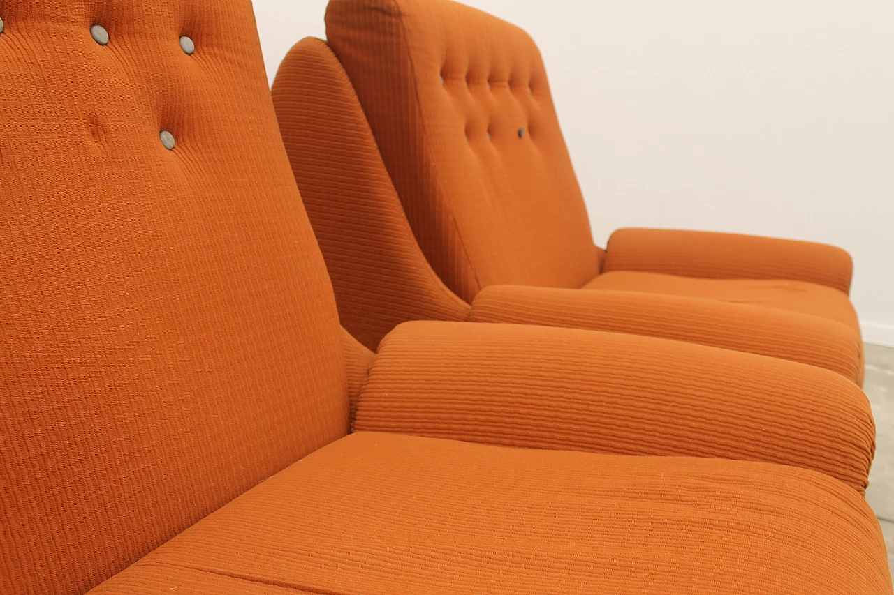 Coppia di poltrone Eastern Bloc di Jitona, anni '70 11