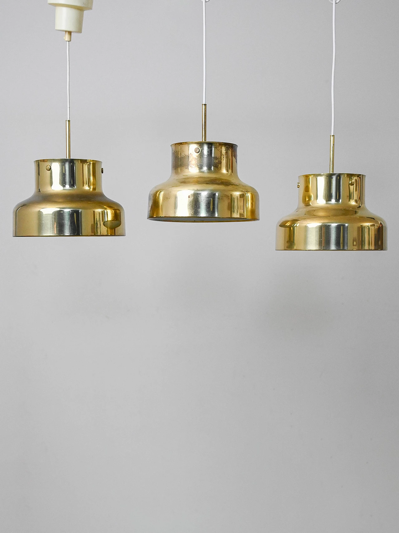 3 Bumling pendant lamps by Anders Pehrson for Ateljé Lyktan, 1960s 1