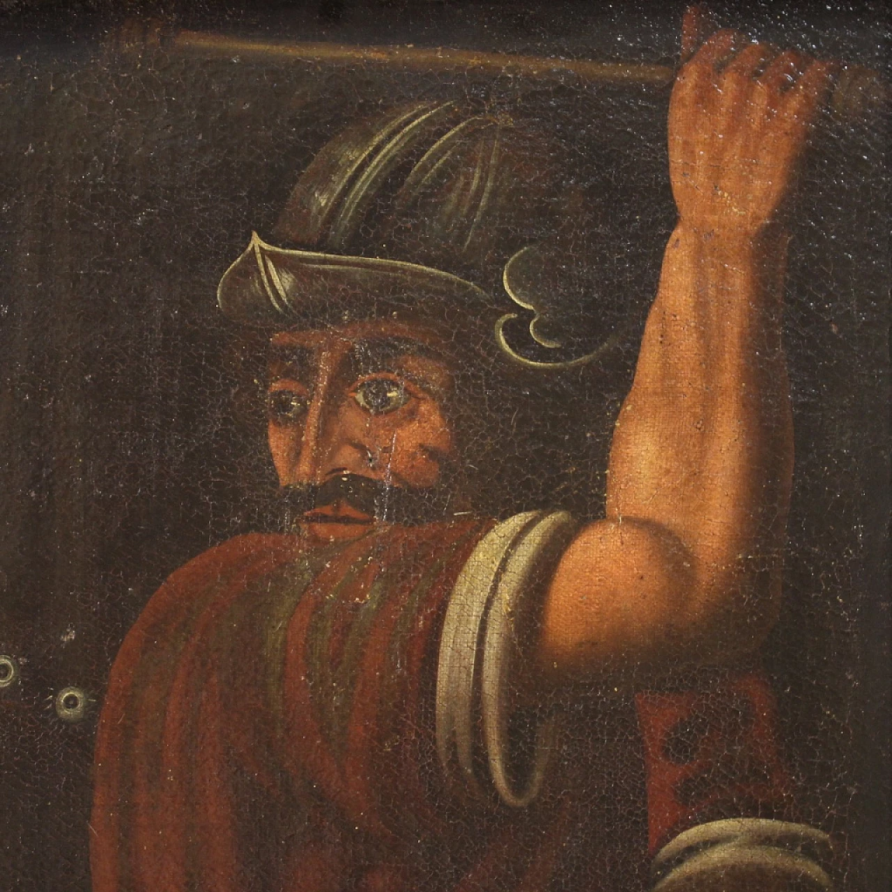 Dipinto di Flagellazione di Gesù, olio su tela, '600 13