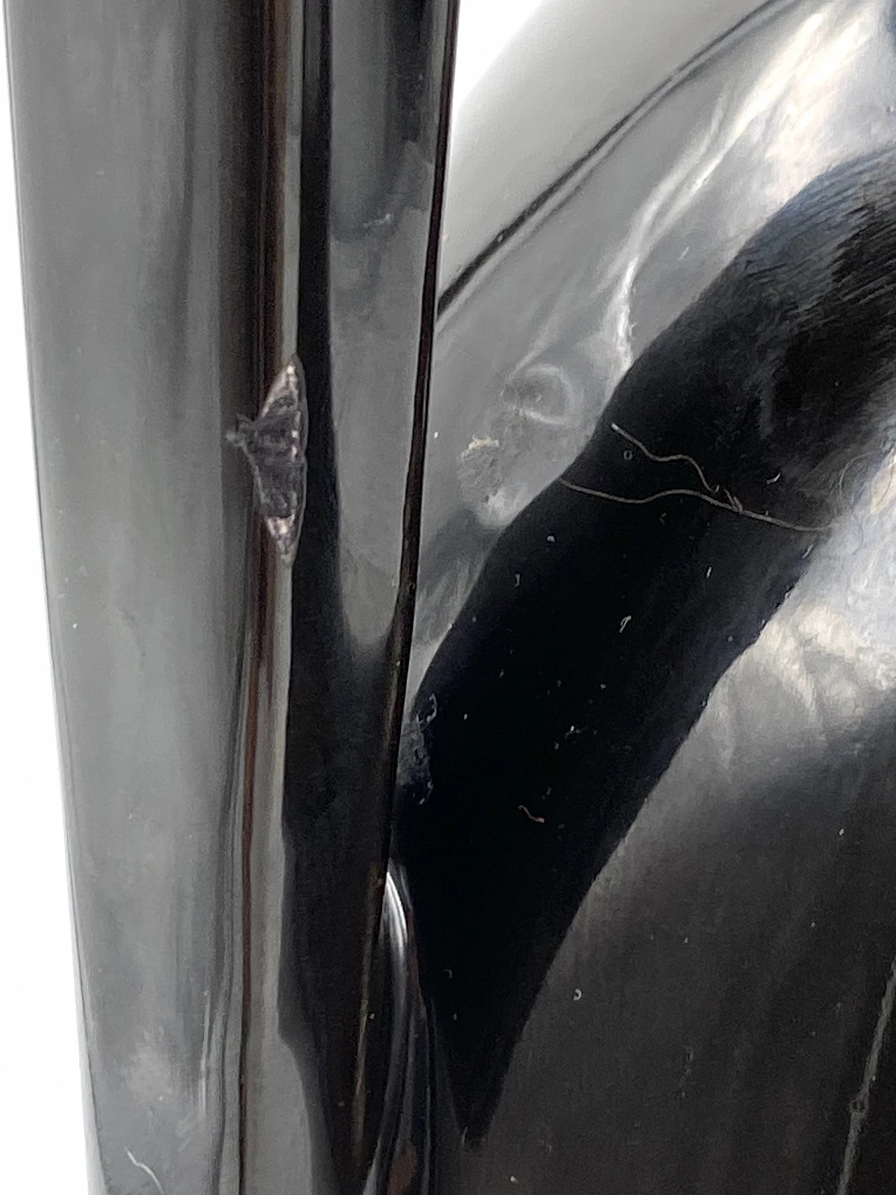 Modern black ceramic vase, 1970s 19