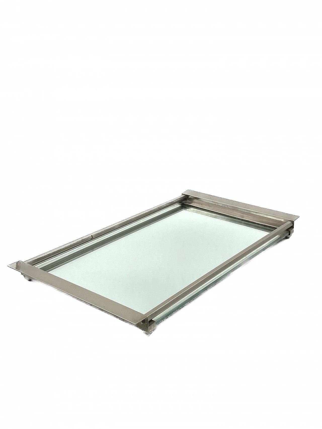 Vassoio specchiato cubista, anni '40 16