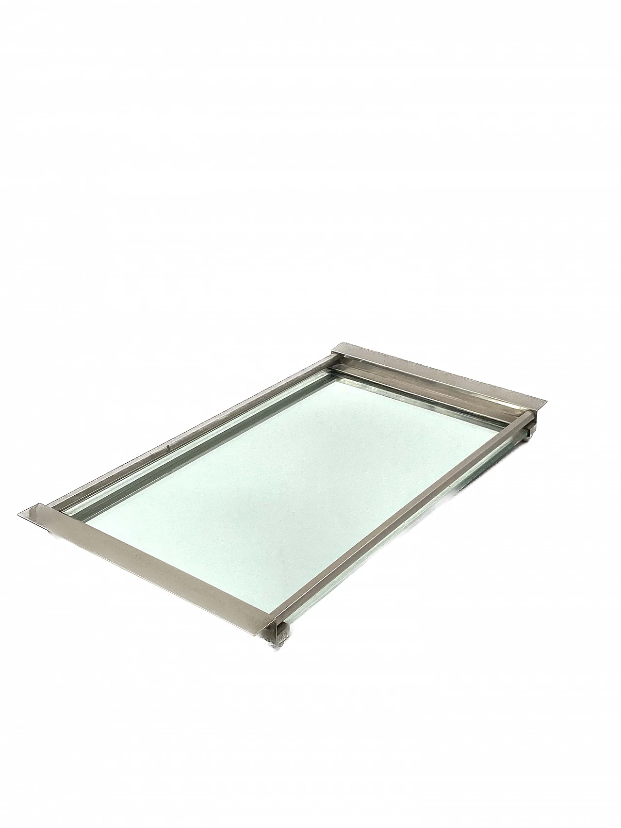 Vassoio specchiato cubista, anni '40 17