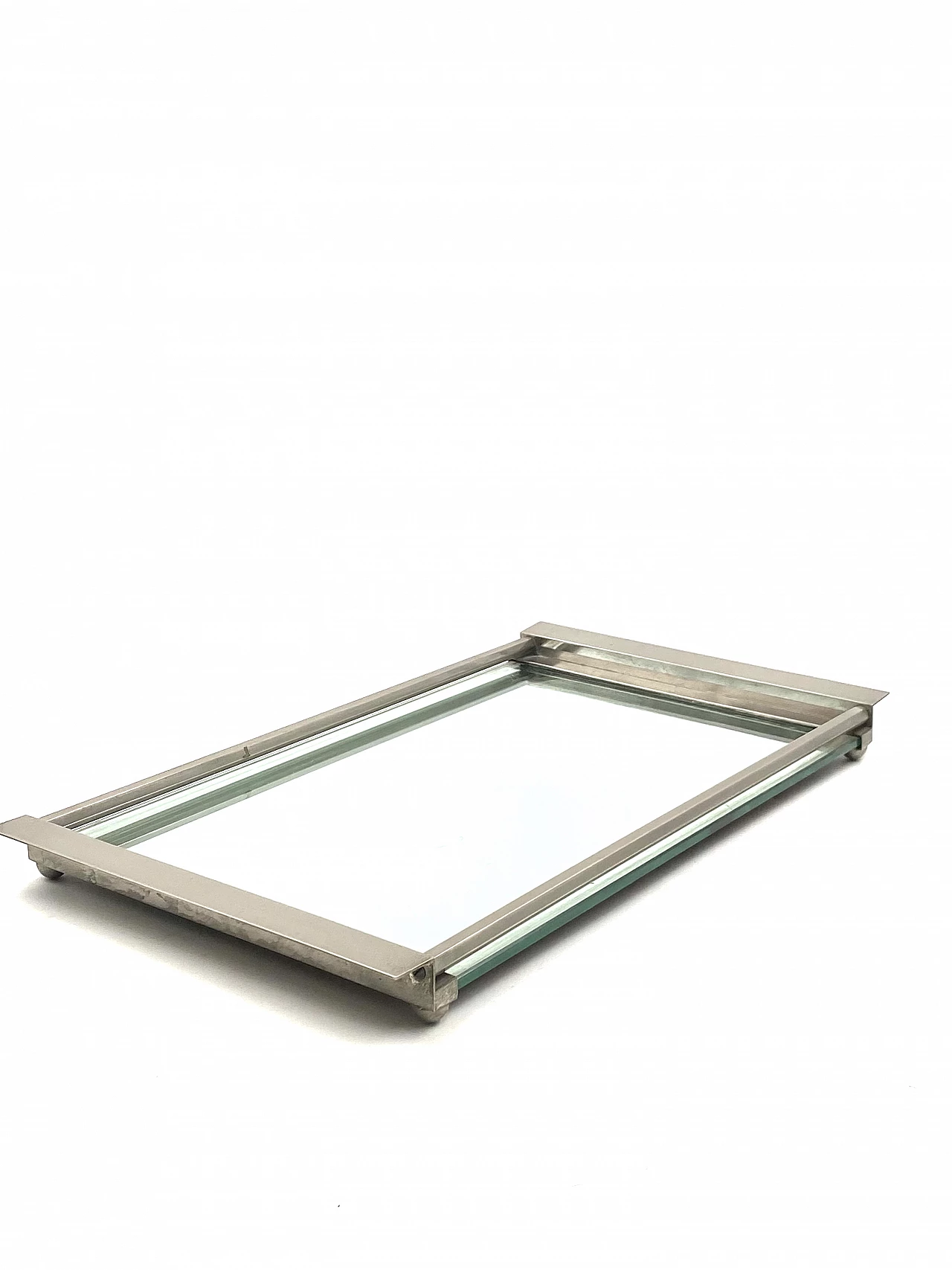 Vassoio specchiato cubista, anni '40 18