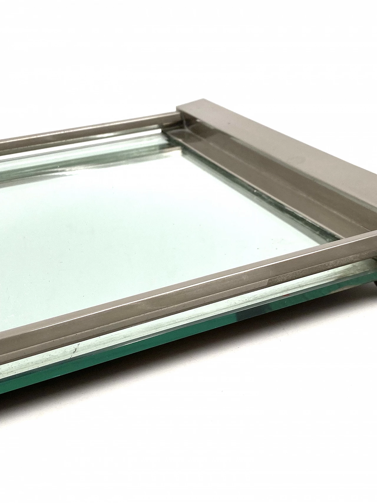 Vassoio specchiato cubista, anni '40 20