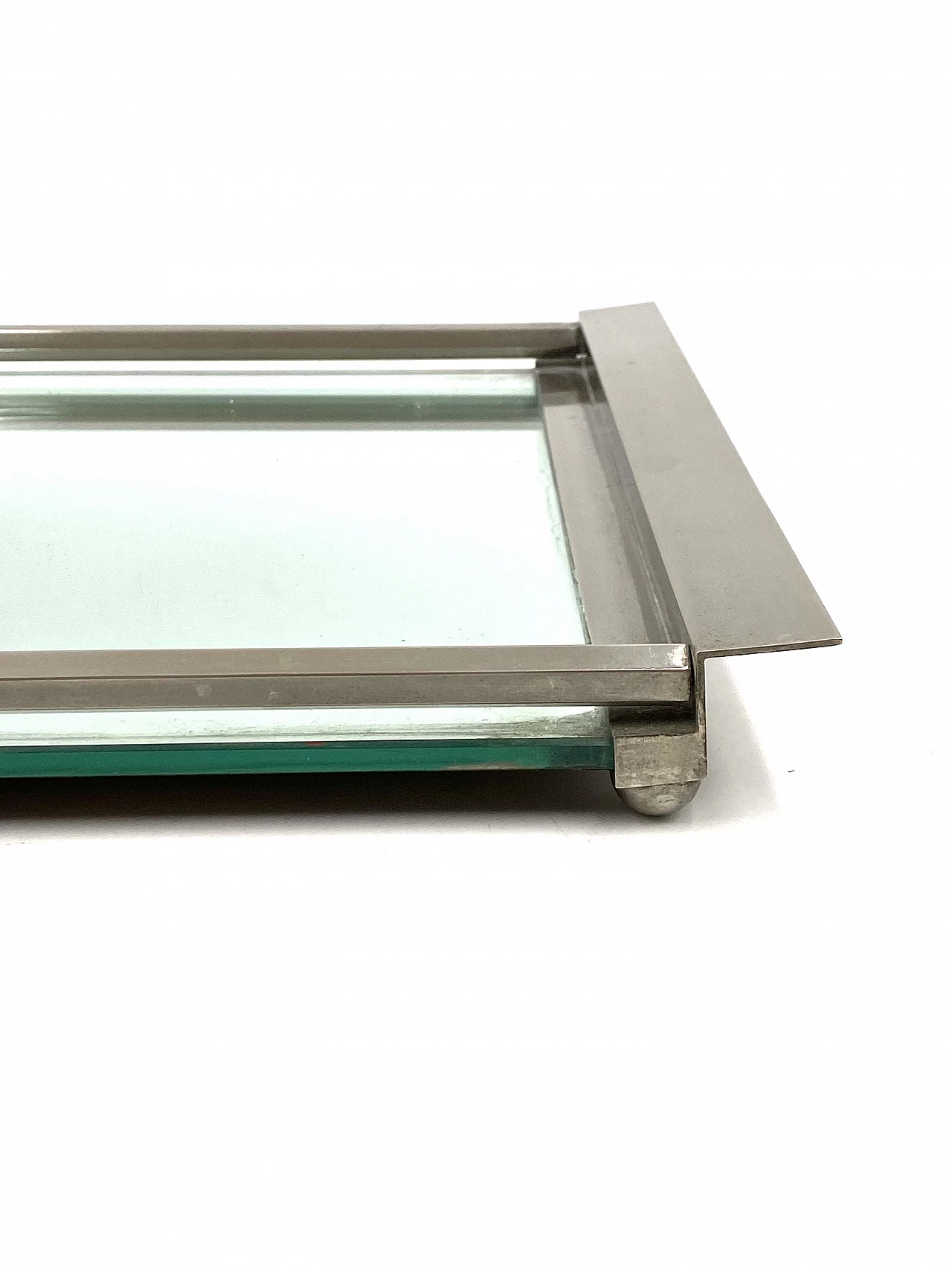 Vassoio specchiato cubista, anni '40 21