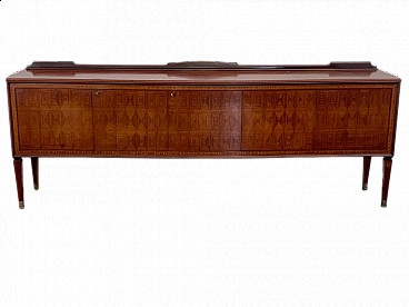 Inlaid sideboard attributed to Paolo Buffa for La Permanente Mobili Cantù, 1950s