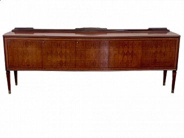 Inlaid sideboard attributed to Paolo Buffa for La Permanente Mobili Cantù, 1950s