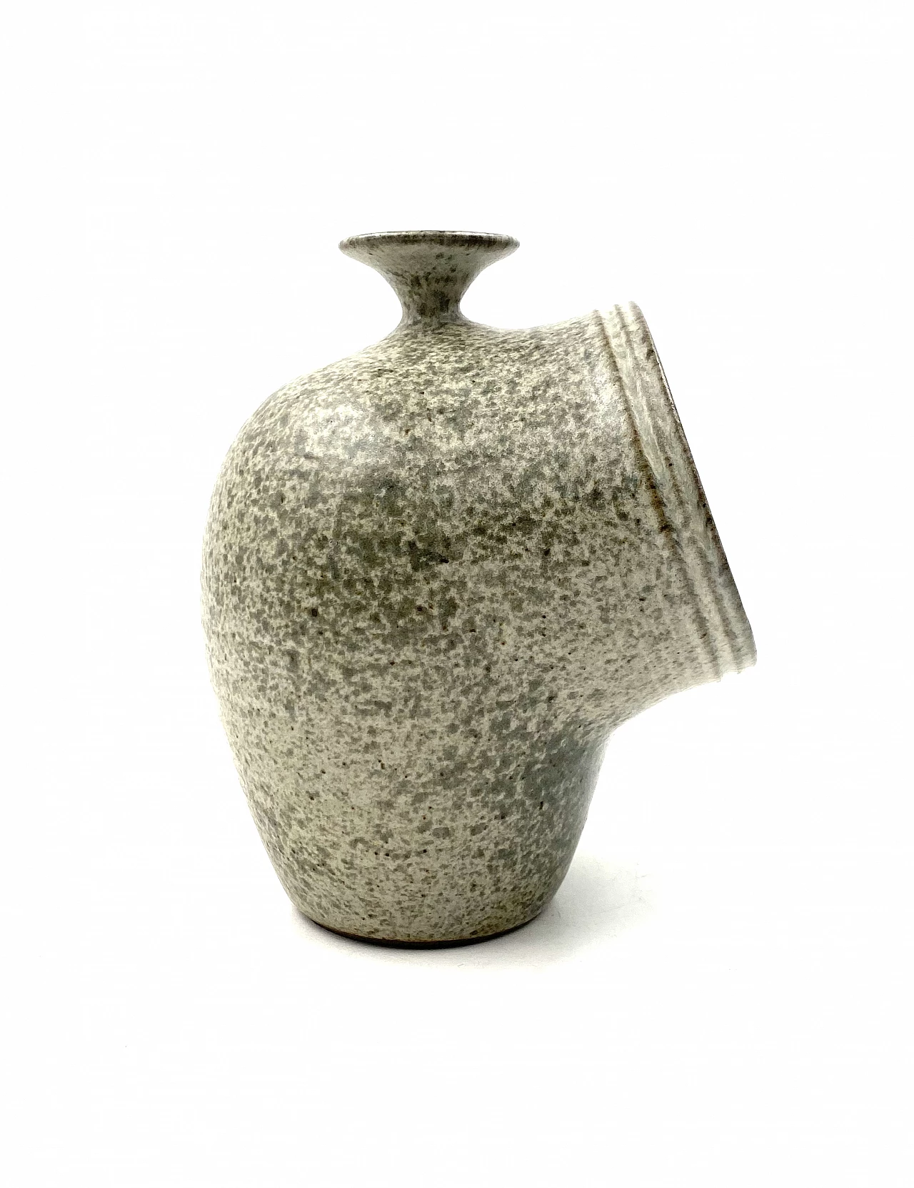 French green ceramic vase, 1960s 13
