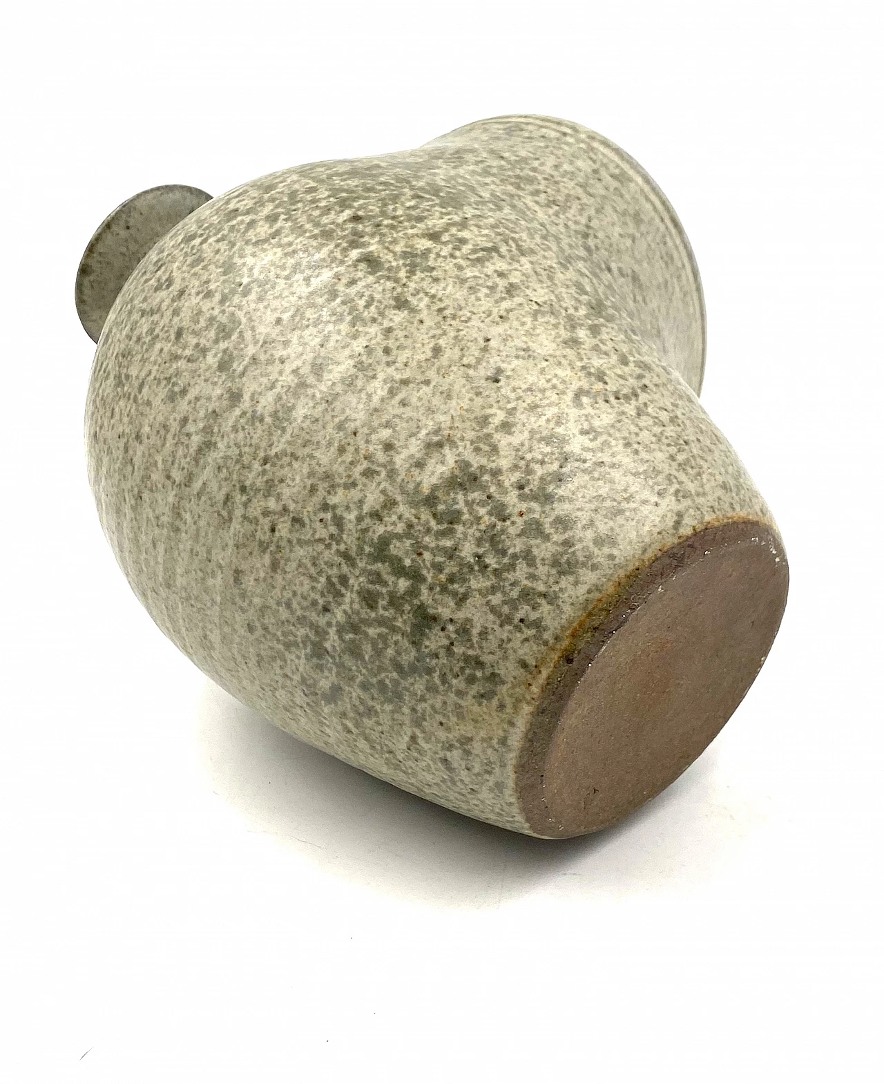 French green ceramic vase, 1960s 18