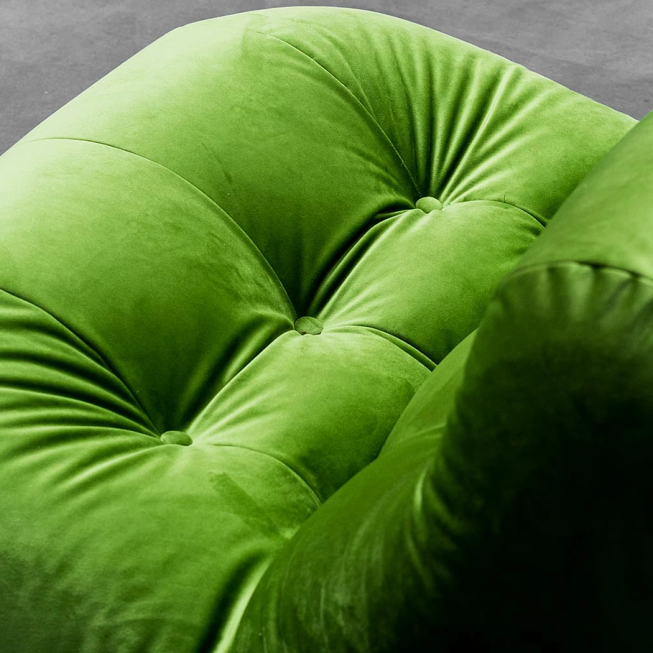 Green Nuvolone armchair by Rino Maturi for Mimo, 1970s 3
