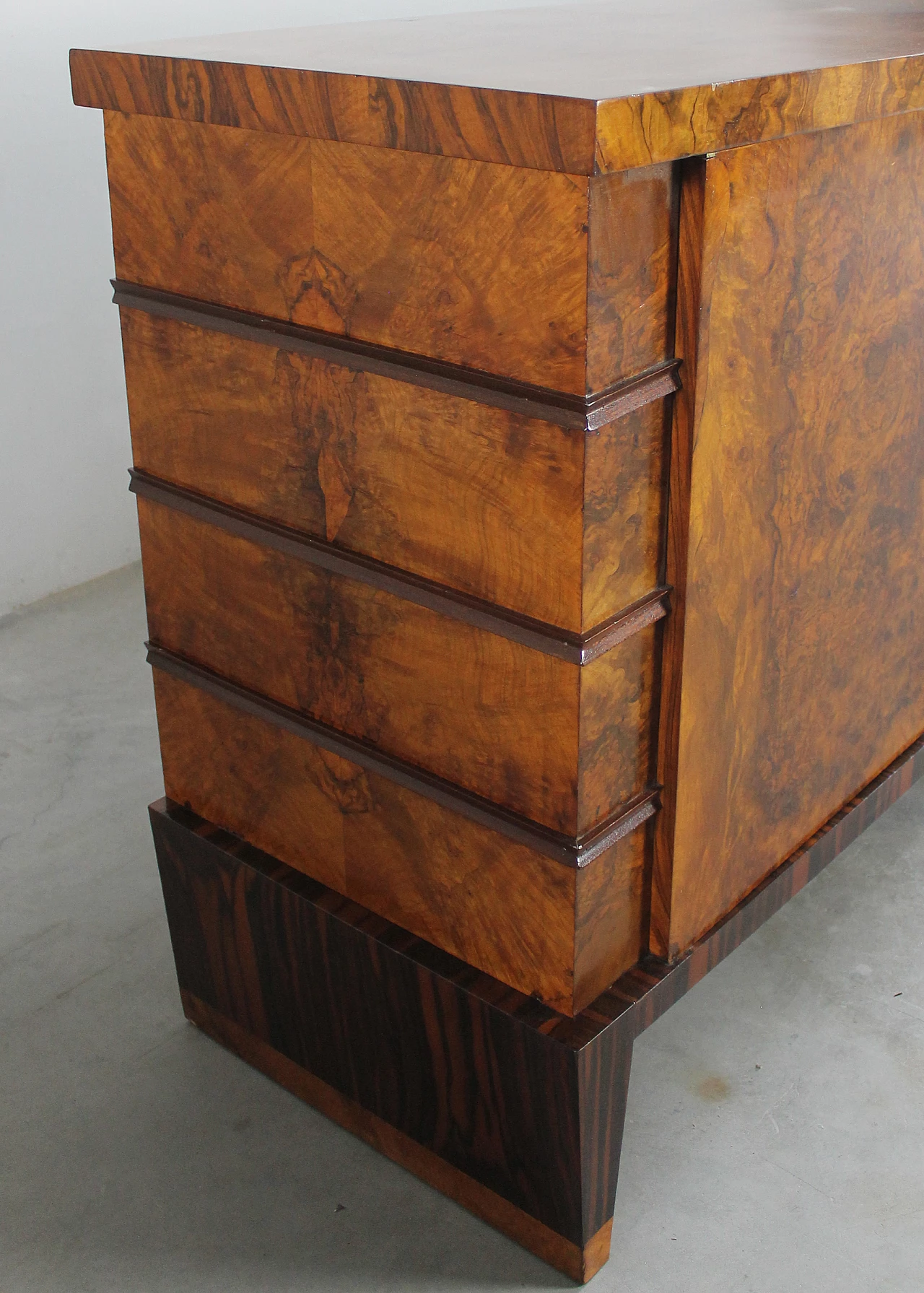 Walnut and ebony sideboard by Emilio Lancia and Gio Ponti, 1950s 2