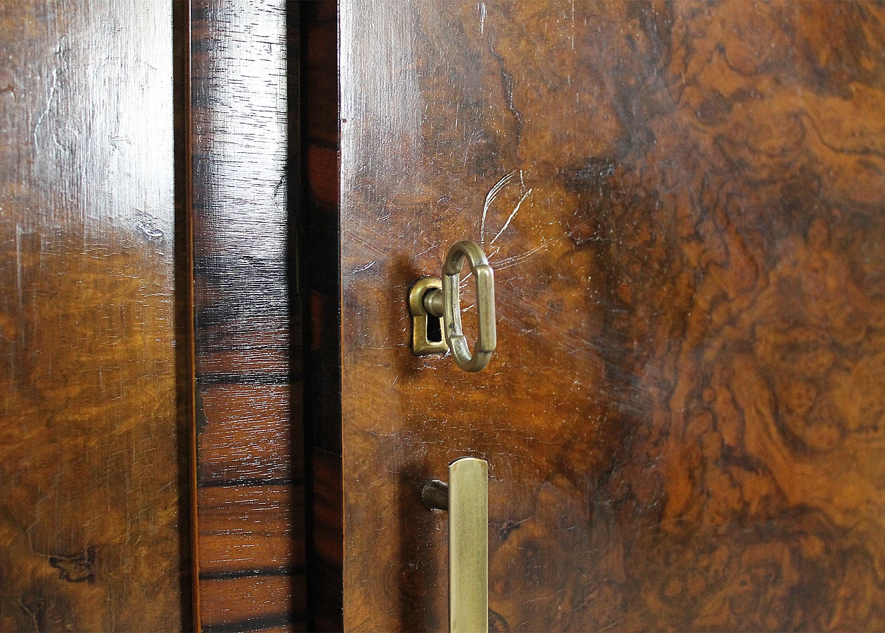 Credenza in noce ed ebano di Emilio Lancia e Gio Ponti, anni '50 3