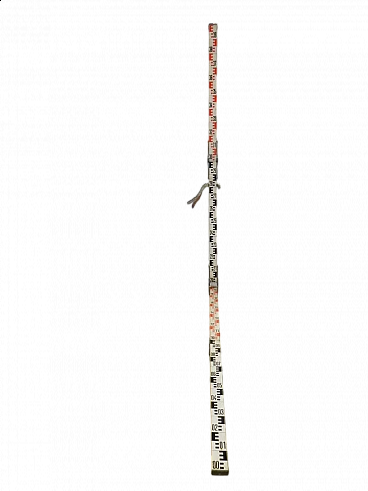 Compressed wood construction site level staff, 1980s