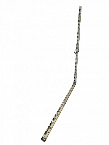 Aluminum construction site level staff, 1980s