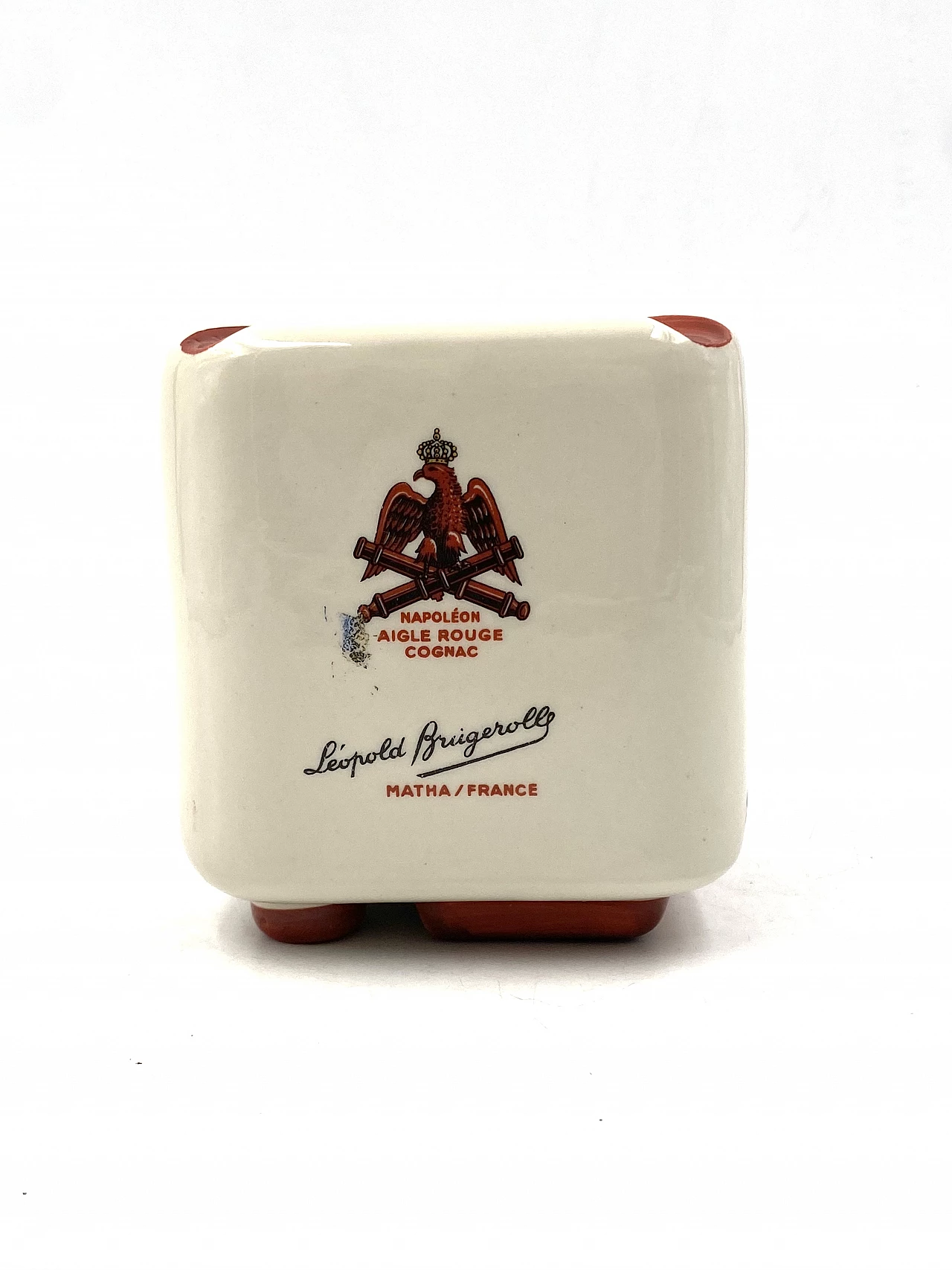 Ashtray by Napoléon Aigle Rouge Cognac - Léopold Brugerolle, 1950s 6