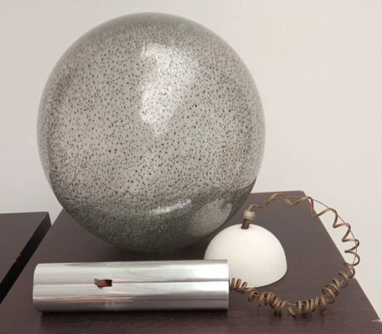 Lampada da soffitto in vetro soffiato di Flos, anni '60 5