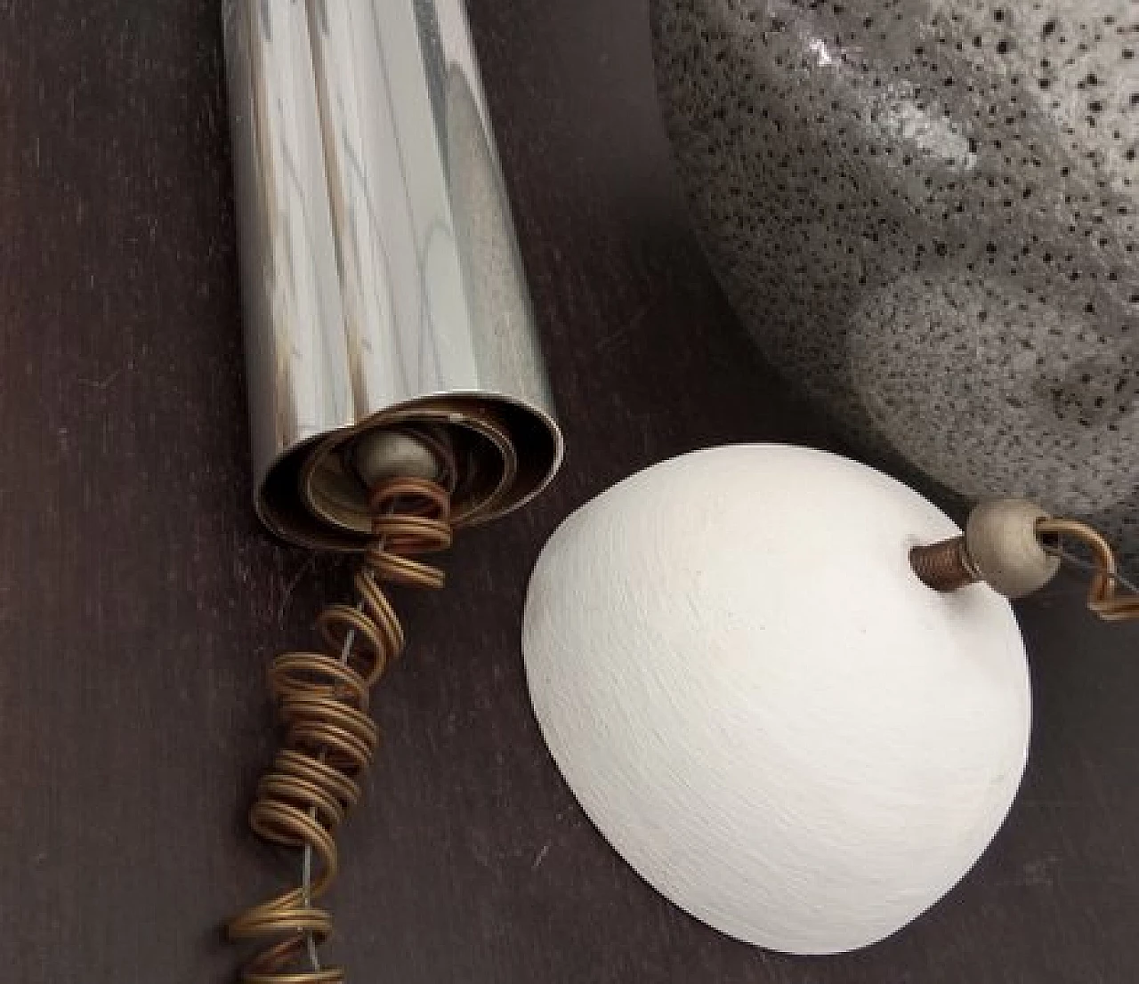 Lampada da soffitto in vetro soffiato di Flos, anni '60 11