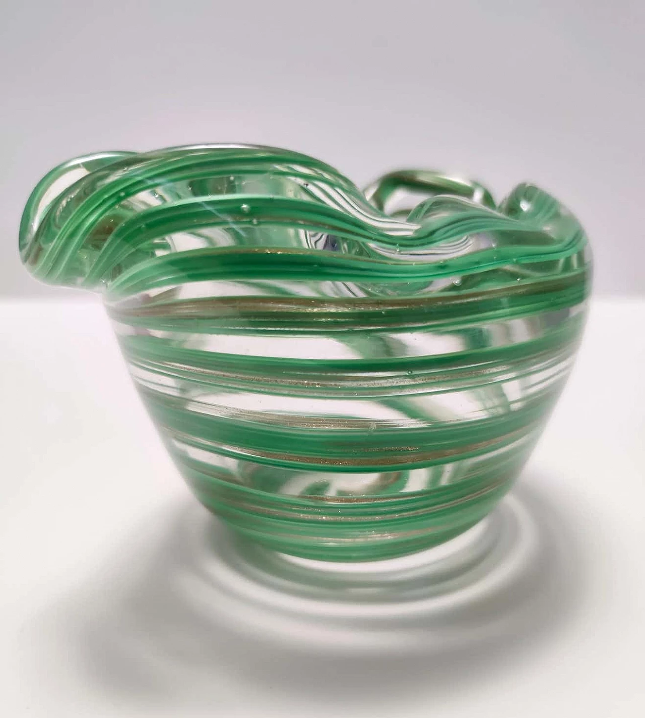 Murano glass ashtray attributed to Alfredo Barbini, 1950s 1