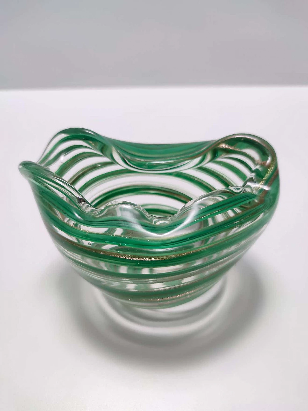 Murano glass ashtray attributed to Alfredo Barbini, 1950s 2