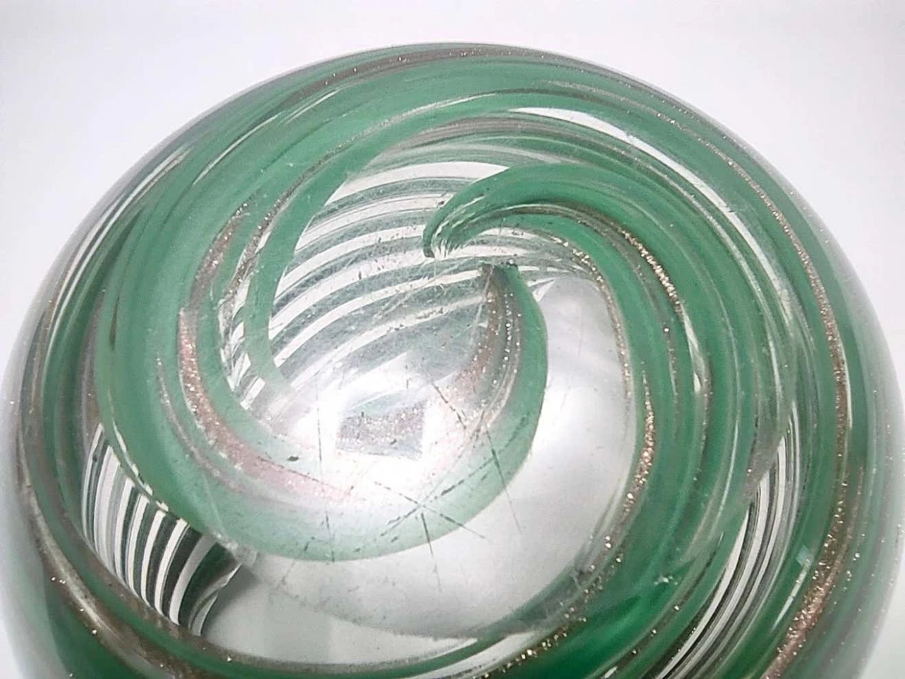 Murano glass ashtray attributed to Alfredo Barbini, 1950s 4