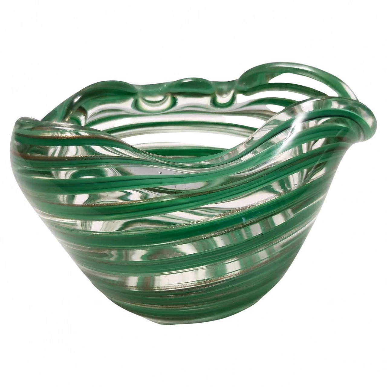 Murano glass ashtray attributed to Alfredo Barbini, 1950s 11