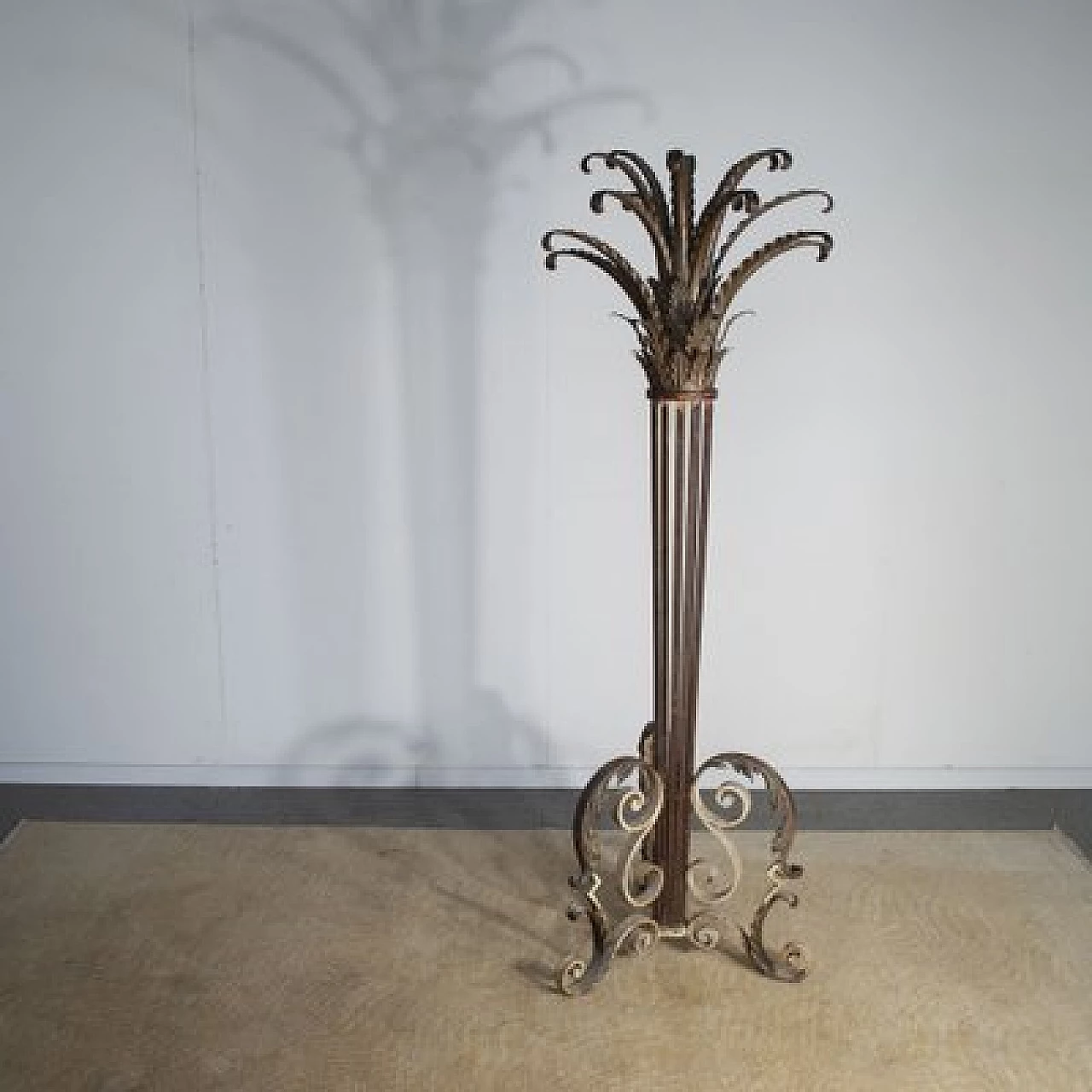 Art Nouveau palm in wrought iron, early 20th century 1