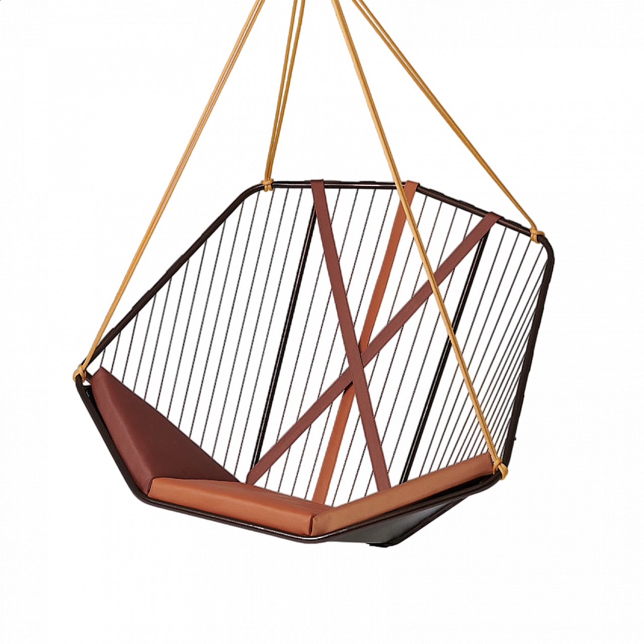 Real leather hanging chair 13