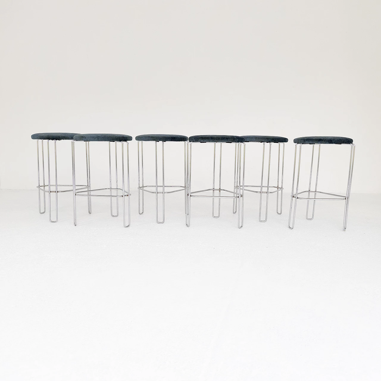 6 High stools Ara 63 by Studio Tecnico Bononia, 1970s 8