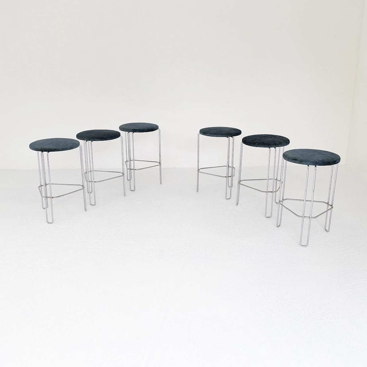 6 High stools Ara 63 by Studio Tecnico Bononia, 1970s 10