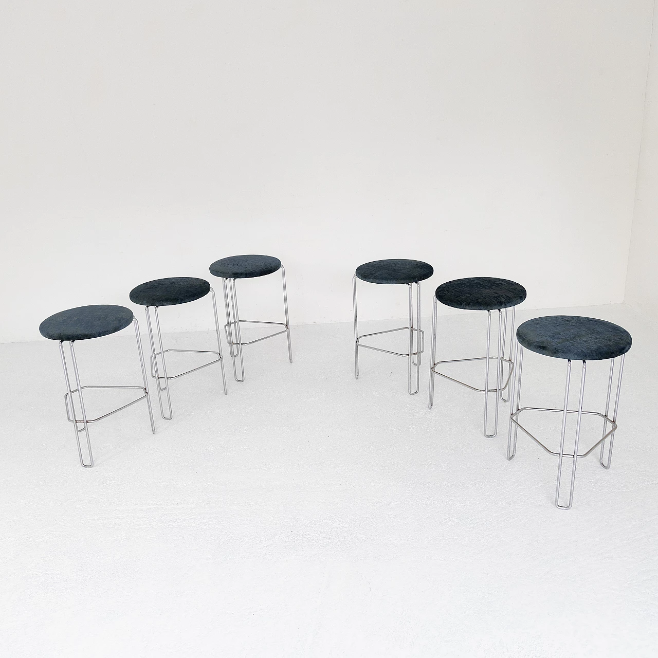 6 High stools Ara 63 by Studio Tecnico Bononia, 1970s 11