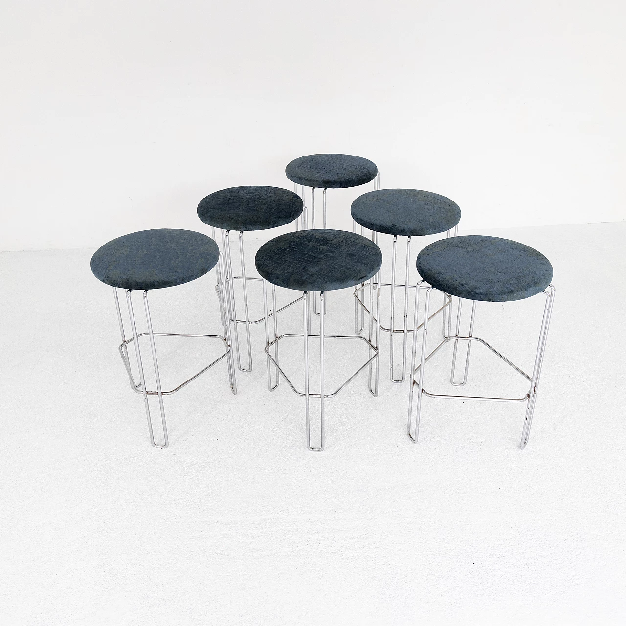 6 High stools Ara 63 by Studio Tecnico Bononia, 1970s 12