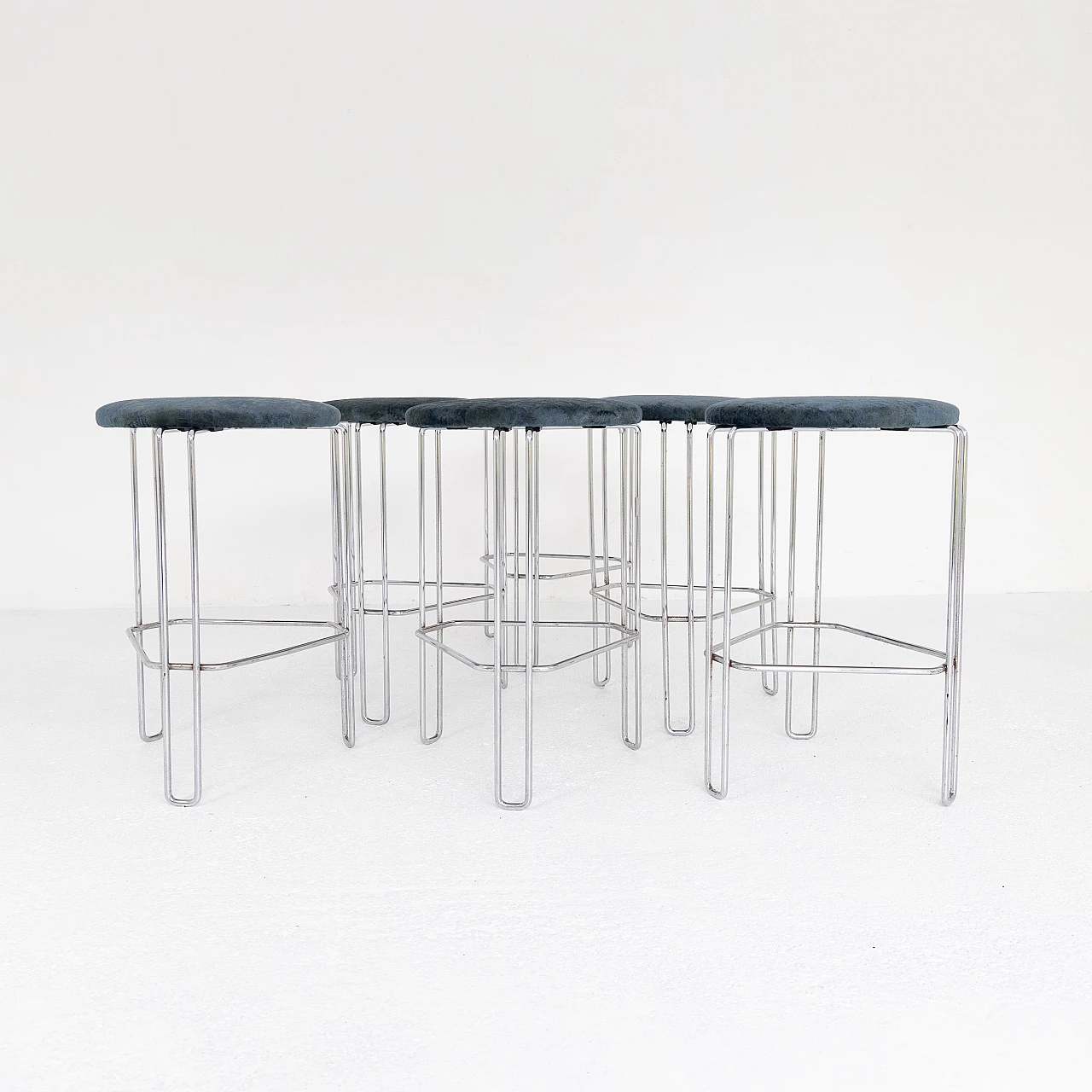 6 High stools Ara 63 by Studio Tecnico Bononia, 1970s 13